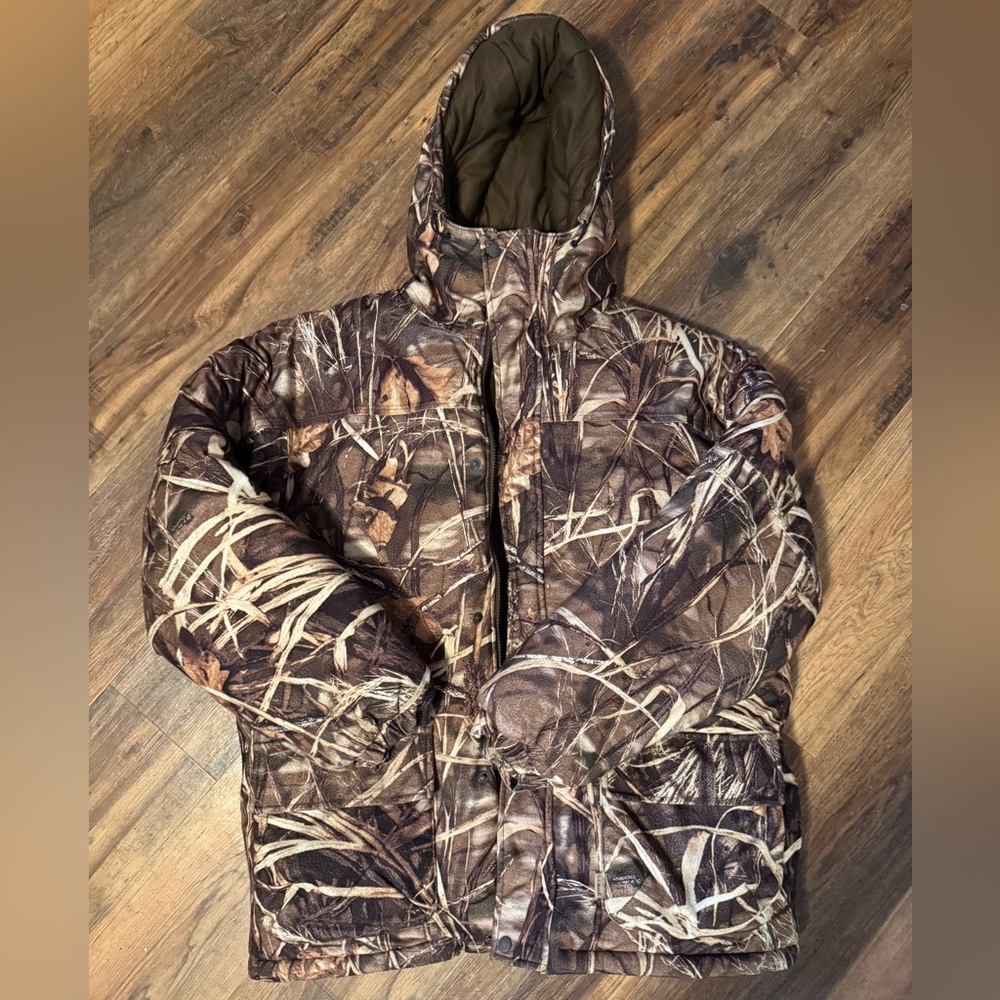 L.L. Bean Advantage Max4 Camo Hunting Coat
